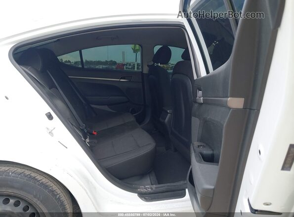 5NPD74LFXJH261189 2018 HYUNDAI ELANTRA White Vista de la etiqueta del VIN