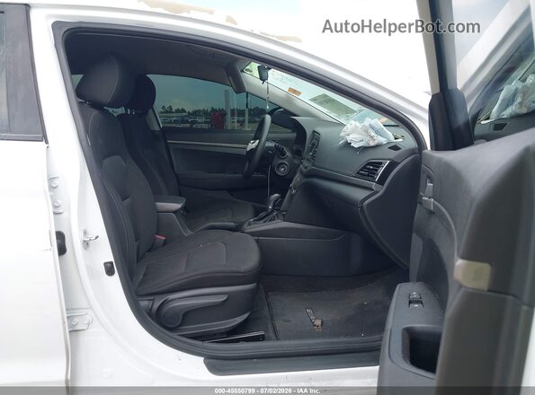 5NPD74LFXJH261189 2018 HYUNDAI ELANTRA White Vista interior delantera