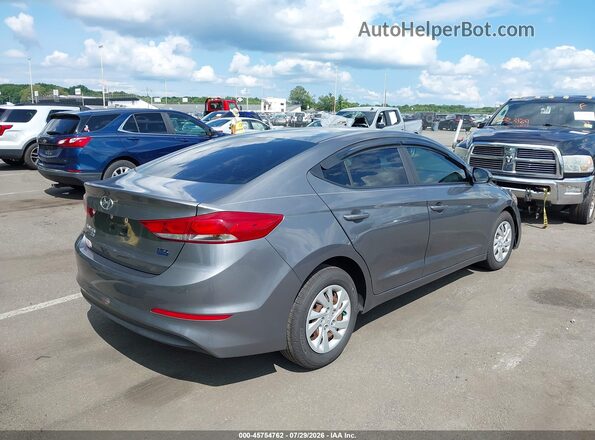 5NPD74LFXJH286996 2018 HYUNDAI ELANTRA Gray Rear right