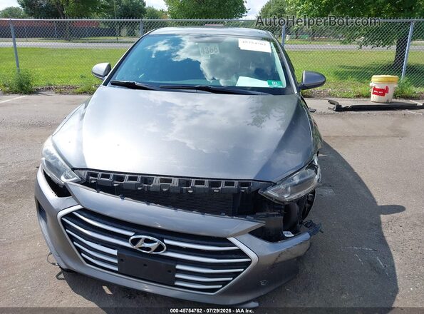 5NPD74LFXJH286996 2018 HYUNDAI ELANTRA Gray Instrument cluster view