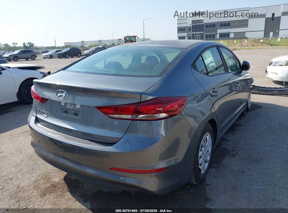 5NPD74LFXJH329054 2018 HYUNDAI ELANTRA Gray Հետևի աջ