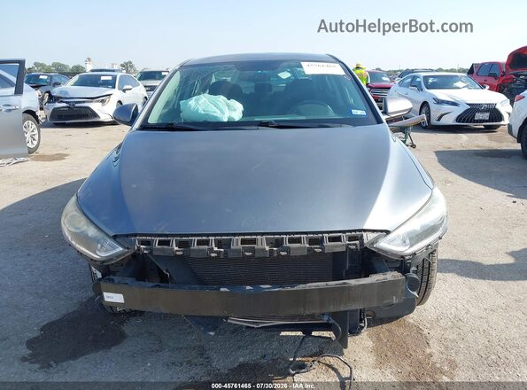 5NPD74LFXJH329054 2018 HYUNDAI ELANTRA Gray Սալոնի հետևի տեսք