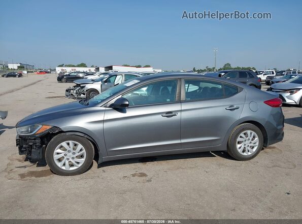 5NPD74LFXJH329054 2018 HYUNDAI ELANTRA Gray 