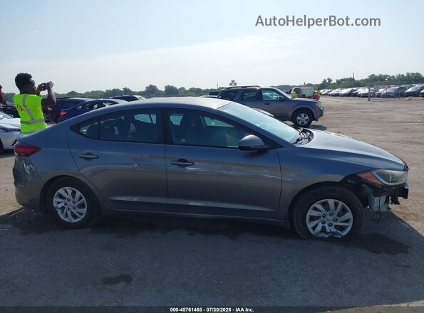 5NPD74LFXJH329054 2018 HYUNDAI ELANTRA Gray Սալոնի 360 աստիճան տեսք