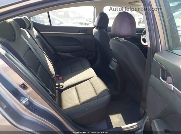 5NPD74LFXJH329054 2018 HYUNDAI ELANTRA Gray VIN կոդի պիտակի տեսք