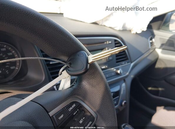 5NPD74LFXJH329054 2018 HYUNDAI ELANTRA Gray Առջևի վահանակի տեսք
