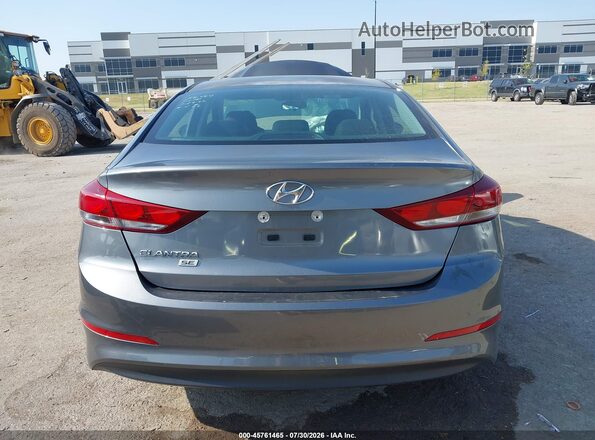 5NPD74LFXJH329054 2018 HYUNDAI ELANTRA Gray 