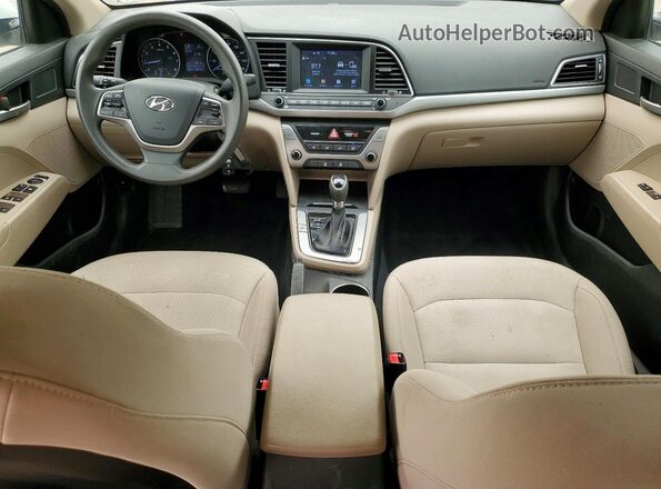 5NPD74LFXJH381350 2018 HYUNDAI ELANTRA White წინა პანელის ხედი