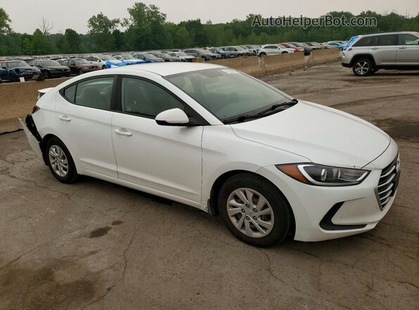 5NPD74LFXJH381350 2018 HYUNDAI ELANTRA White წინა მარჯვენა