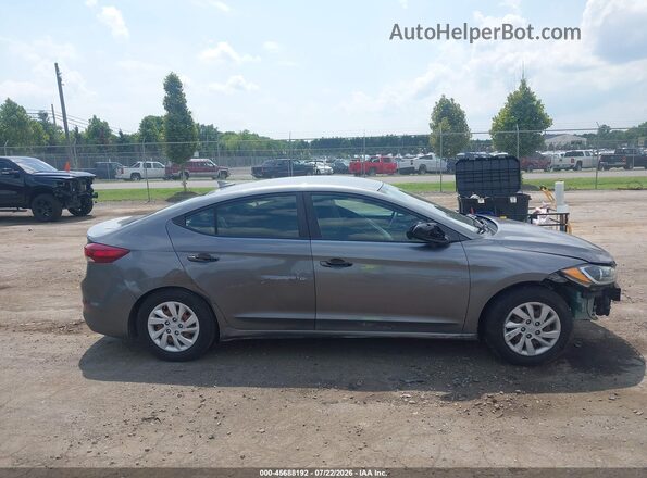 5NPD74LFXJH392767 2018 HYUNDAI ELANTRA Gray სალონის 360-გრადუსიანი ხედი