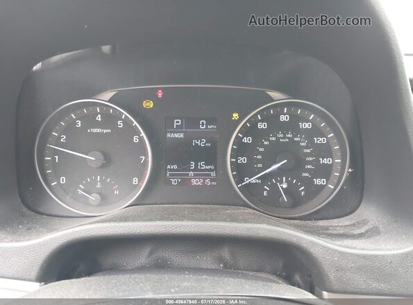 5NPD74LFXJH399959 2018 HYUNDAI ELANTRA Gray Հետևի նստատեղերի տեսք