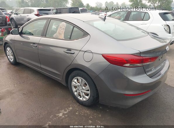 5NPD74LFXJH399959 2018 HYUNDAI ELANTRA Gray Հետևի ձախ