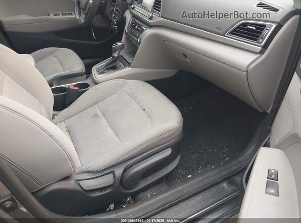 5NPD74LFXJH399959 2018 HYUNDAI ELANTRA Gray Սալոնի դիմացի տեսք