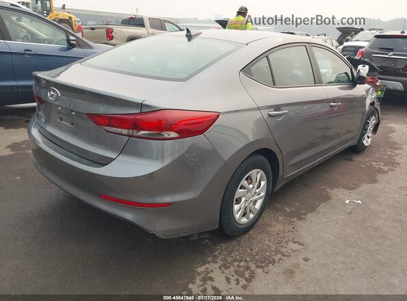 5NPD74LFXJH399959 2018 HYUNDAI ELANTRA Gray Հետևի աջ