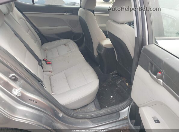 5NPD74LFXJH399959 2018 HYUNDAI ELANTRA Gray VIN կոդի պիտակի տեսք