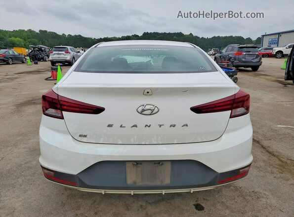 5NPD74LFXKH425462 2019 HYUNDAI ELANTRA White უკანა ხედი
