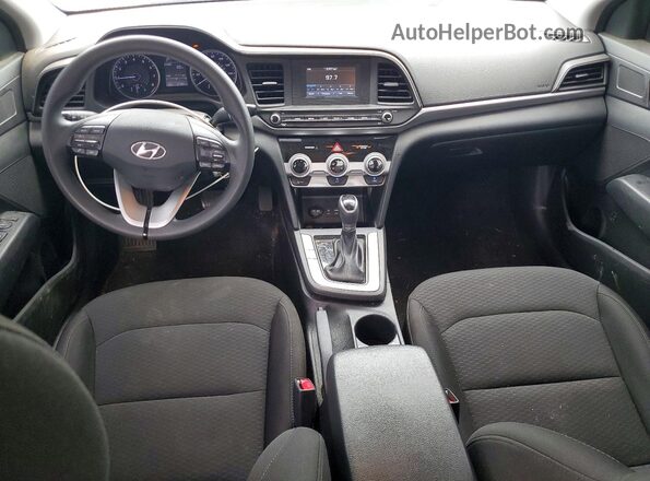 5NPD74LFXKH425462 2019 HYUNDAI ELANTRA White წინა პანელის ხედი