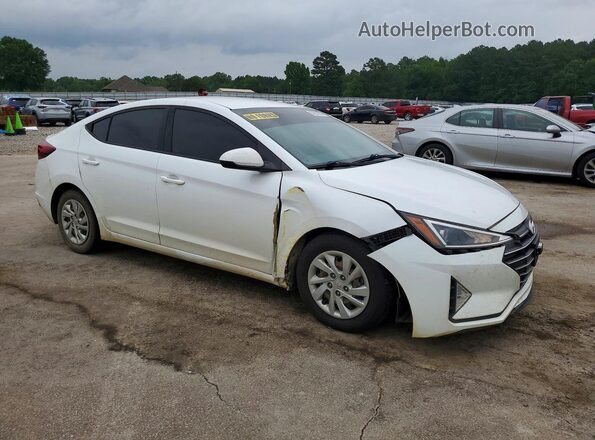 5NPD74LFXKH425462 2019 HYUNDAI ELANTRA White წინა მარჯვენა