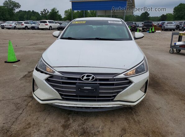 5NPD74LFXKH425462 2019 HYUNDAI ELANTRA White წინა ხედი