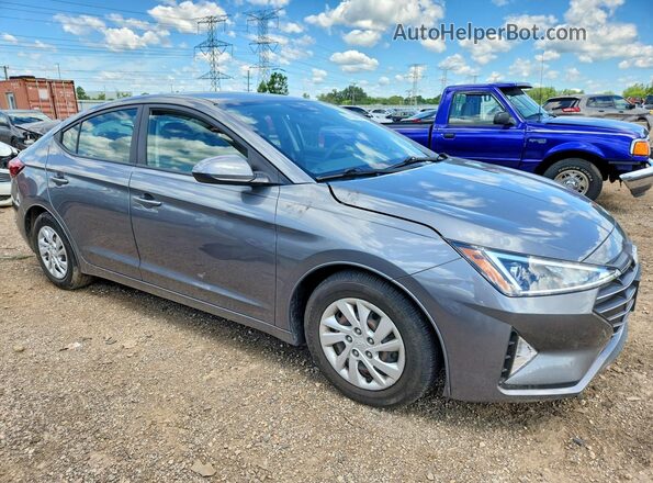 5NPD74LFXKH441743 2019 HYUNDAI ELANTRA Gray წინა მარჯვენა