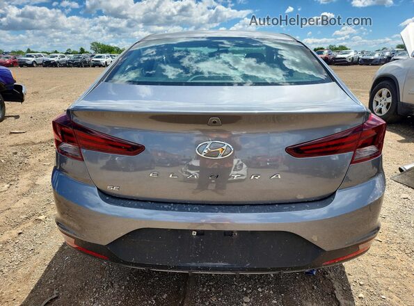 5NPD74LFXKH441743 2019 HYUNDAI ELANTRA Gray უკანა ხედი