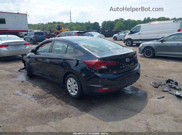 5NPD74LFXKH451687 2019 HYUNDAI ELANTRA Black Հետևի ձախ