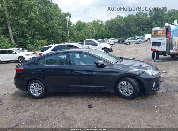 5NPD74LFXKH451687 2019 HYUNDAI ELANTRA Black Սարքավորումների վահանակի տեսք
