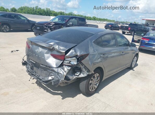 5NPD74LFXKH456095 2019 HYUNDAI ELANTRA Gray Задня права чверть