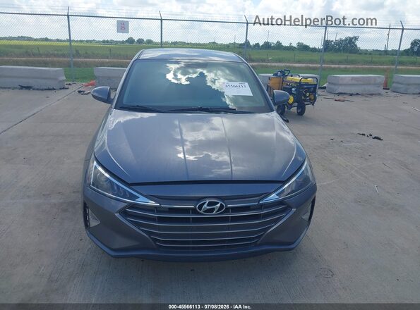 5NPD74LFXKH456095 2019 HYUNDAI ELANTRA Gray Вид щитка приладів