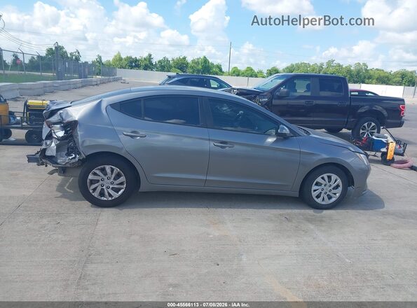 5NPD74LFXKH456095 2019 HYUNDAI ELANTRA Gray Вид задньої частини салону