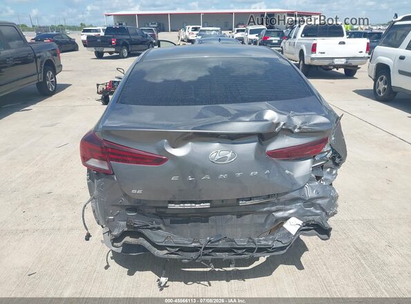 5NPD74LFXKH456095 2019 HYUNDAI ELANTRA Gray 