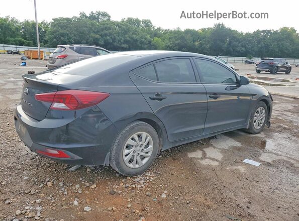 5NPD74LFXKH474600 2019 HYUNDAI ELANTRA Black Задня права чверть