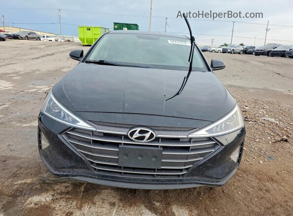 5NPD74LFXKH474600 2019 HYUNDAI ELANTRA Black Вид спереду