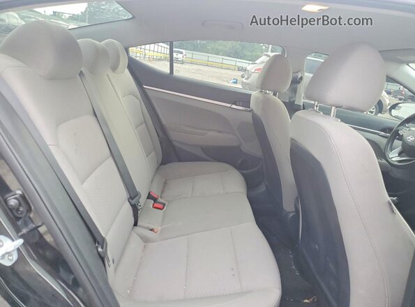 5NPD74LFXKH474600 2019 HYUNDAI ELANTRA Black Вид задніх сидінь