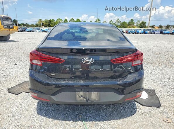 5NPD74LFXKH488755 2019 HYUNDAI ELANTRA Black Widok z tyłu