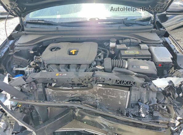 5NPD74LFXKH488755 2019 HYUNDAI ELANTRA Black Widok wnętrza z tyłu