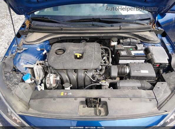 5NPD74LFXKH493440 2019 HYUNDAI ELANTRA Blue Вид ззаду