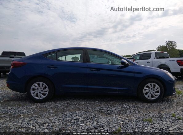 5NPD74LFXKH493440 2019 HYUNDAI ELANTRA Blue Вид задньої частини салону