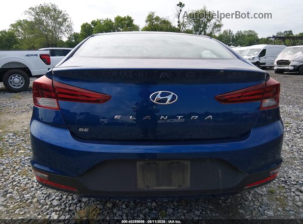 5NPD74LFXKH493440 2019 HYUNDAI ELANTRA Blue 