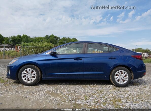 5NPD74LFXKH493440 2019 HYUNDAI ELANTRA Blue Панорамний вид салону 360°