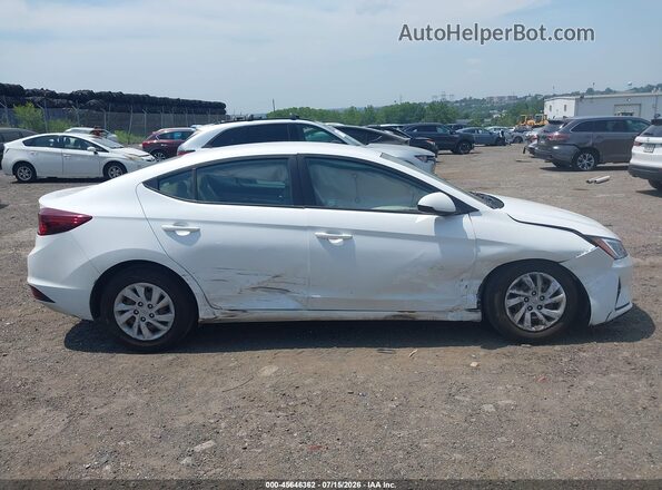 5NPD74LFXKH494829 2019 HYUNDAI ELANTRA White Rear interior view