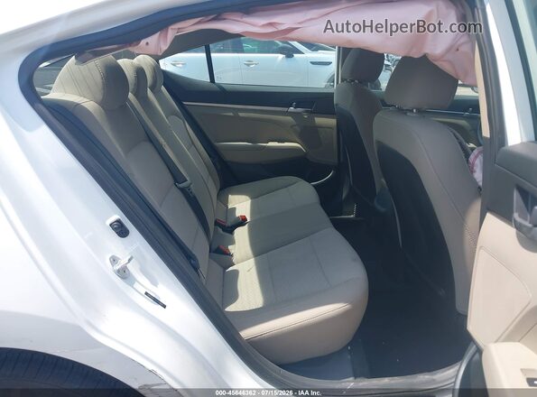 5NPD74LFXKH494829 2019 HYUNDAI ELANTRA White VIN sticker view