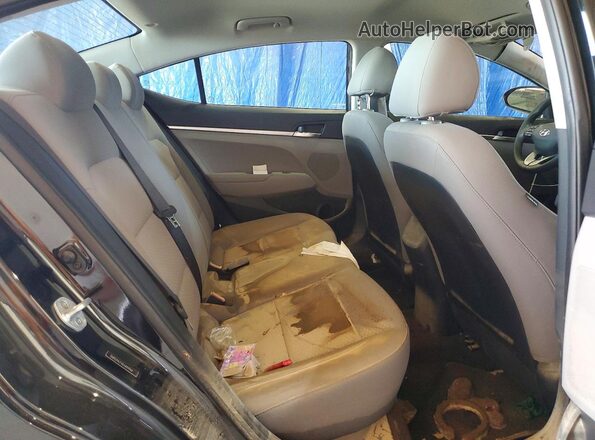 5NPD74LFXKH494944 2019 HYUNDAI ELANTRA Black Հետևի նստատեղերի տեսք