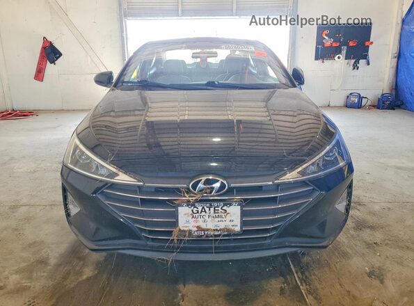 5NPD74LFXKH494944 2019 HYUNDAI ELANTRA Black Դիմացի տեսք