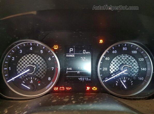 5NPD74LFXKH494944 2019 HYUNDAI ELANTRA Black Սարքավորումների վահանակի տեսք