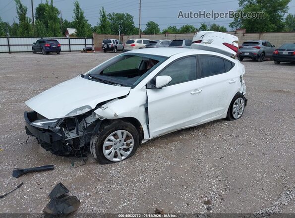 5NPD74LFXKH495690 2019 HYUNDAI ELANTRA White Передня ліва чверть