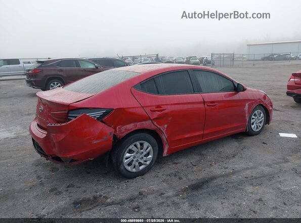 5NPD74LFXLH503093 2020 HYUNDAI ELANTRA Red Հետևի աջ