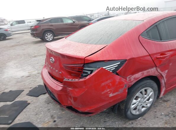 5NPD74LFXLH503093 2020 HYUNDAI ELANTRA Red Դիմացի տեսք