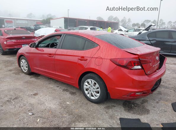 5NPD74LFXLH503093 2020 HYUNDAI ELANTRA Red Հետևի ձախ