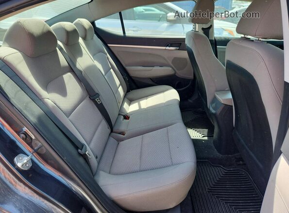 5NPD74LFXLH556389 2020 HYUNDAI ELANTRA Gray Հետևի նստատեղերի տեսք